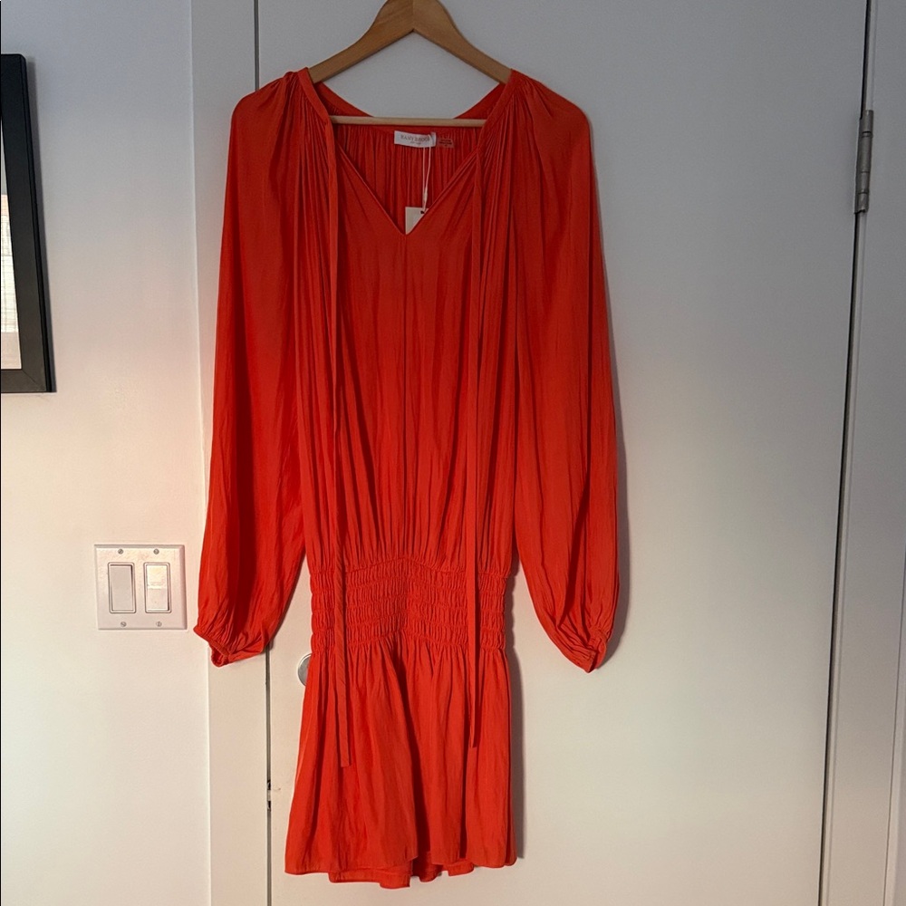 NWT Ramy Brook “Paris” Dress (Small) “poppy color”